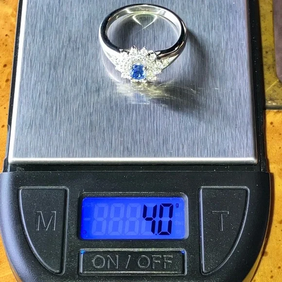 Natural Kyanite Sterling Silver Ring Size 9 - Picture 10 of 10